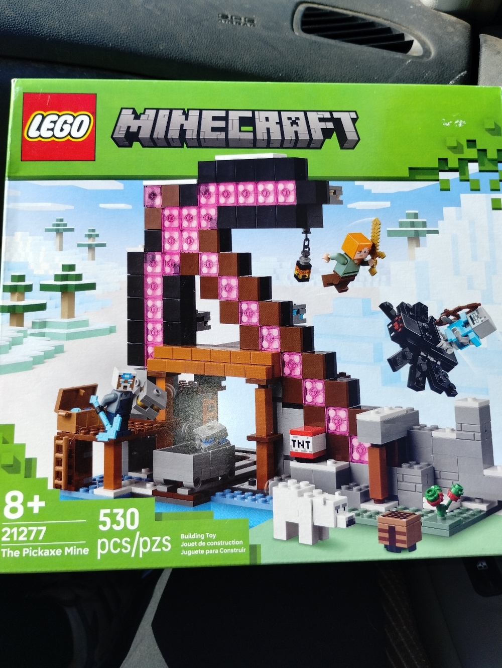 Minecraft Legos The Pickaxe Mine / NIB / 21277